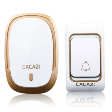 CACAZI K01 Wireless Doorbell with US/EU/UK Plug, Random Color - 1