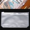 A6 PVC Zipper Storage Bag 3 PCS Pull-edge Loose-leaf Insert Pocket - 1