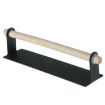 Black Non-Perforated Kitchen & Bathroom Towel Paper Holder Rack - 2