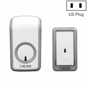 CACAZI W-899 Wireless Remote Control Doorbell, US Plug Style - 1