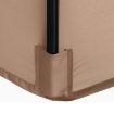 Khaki Polyester Parasol Cover for 3m 8-Rib Round Umbrella - 5