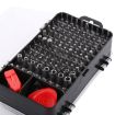135 in 1 Mobile Phone & Clock Repair Screwdriver Tool Set (Black Red) - 5