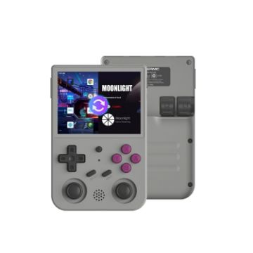 ANBERNIC RG353VS 3.5" Handheld Game Console, 128G, 25000 Games, Gray - 1