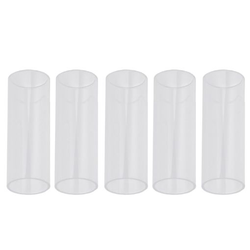 5PCS Transparent 60mm Acrylic Guitar Slide Tube Folk Block - 1