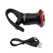 MEROCA MX2 Smart Sensor USB Bike Tail Light, Seat Tube Black - 2