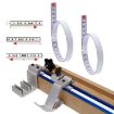 5m Self-Adhesive Sticky Scale Steel Ruler with Glue Tape Measure - 6