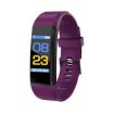 ID115 Purple OLED Screen Smart Watch Fitness Tracker Bracelet - 1