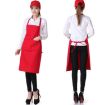 2PCS Black Kitchen Chef Aprons With Pockets for Cooking & Baking - 3
