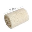 White Natural Loofah Bath & Body Sponge Scrubber - Large 12.5cm - 3