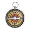 Portable Camping Outdoor Compass with Key Chain for Hiking - 1