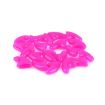 Silicone Cat Nail Caps, 20 PCS, Size L, Rose Red - Pet Nail Protectors - 2