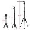 Xiletu FM5S-MINI 5-Section Titanium Desktop Tripod with Folding Legs - 6