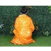 Emergency Outdoor Sleeping Bag for Disaster Relief (Orange) - 3