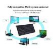 Mini Wireless Keyboard Mouse Set - Black for Notebook/Desktop - 6