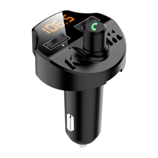 T66 Car Bluetooth MP3 Player & FM Transmitter Charger - 1