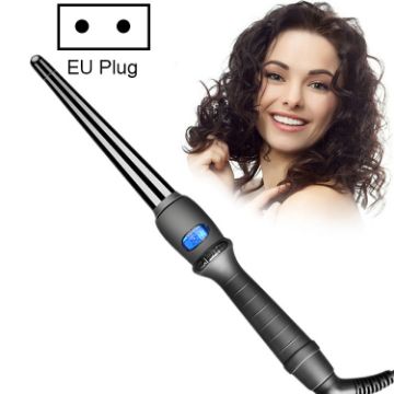 LCD Ceramic Glaze Conical Curling Iron, 25mm EU Pear Flower Cone - 1