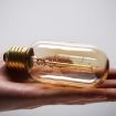 E27 40W Vintage Edison Light Bulb - G95 Filament, AC 220V - 3