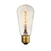 E27 40W Retro Edison Filament Bulb, AC 220V (ST64 Spiral) - 1