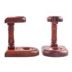 Retro Red Sandalwood Solid Wood Single Pipe Rack Display Stand - 4