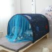 Pink Children's Crawl Tunnel Bed Tent with Mosquito Net - 3