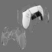 PS5-002 Wireless Controller Protective Shell Cover Transparent Gray - 4