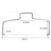 Stainless Steel Adjustable Double Wire Cake Cutter Leveler Tool - 6