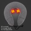PL60 Neck Massager Inflatable U-Shaped Cervical Pillow (Gray) - 3
