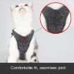Pink Cat Leash Pet Chest Harness, Size L - 6
