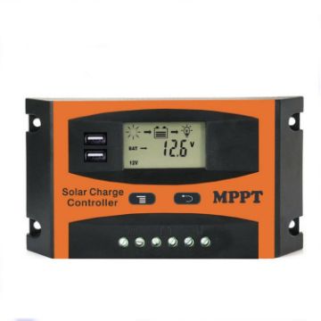 MPPT 12V/24V Solar Controller with USB Output - 30A Model - 1