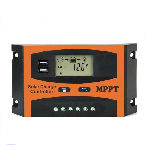 MPPT 12V/24V Solar Controller with USB Output - 30A Model - 1