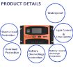 MPPT 12V/24V Solar Controller with USB Output - 30A Model - 5