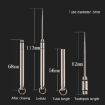 Portable Titanium Alloy Toothpick Holder with Non-Disposable Picks - 6
