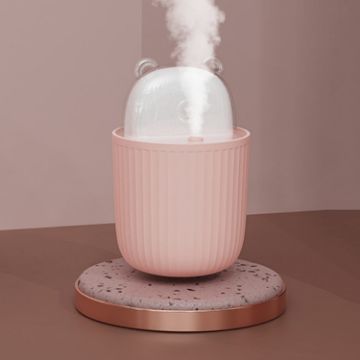 Pink Mini USB Desktop Humidifier - Cute Pet Air H4 - 1