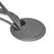 20 PCS Black 60mm ABS Round Cable Box Desk Grommet Covers - 1
