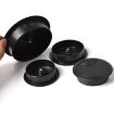 20 PCS Black 60mm ABS Round Cable Box Desk Grommet Covers - 2