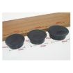 20 PCS Black 60mm ABS Round Cable Box Desk Grommet Covers - 5