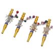 Diamond Pendant Metal Pipe Hookah Nozzle (Owl) - 2