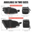 WEST BIKING Waterproof Bicycle Saddle Bag  Small (Black Red) - 3