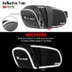 WEST BIKING Waterproof Bicycle Saddle Bag Large (Black Red) - 6