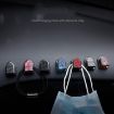 Diamond-Studded White Car Hook Seat Back Accessory - 2