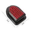 Diamond-Studded White Car Hook Seat Back Accessory - 3