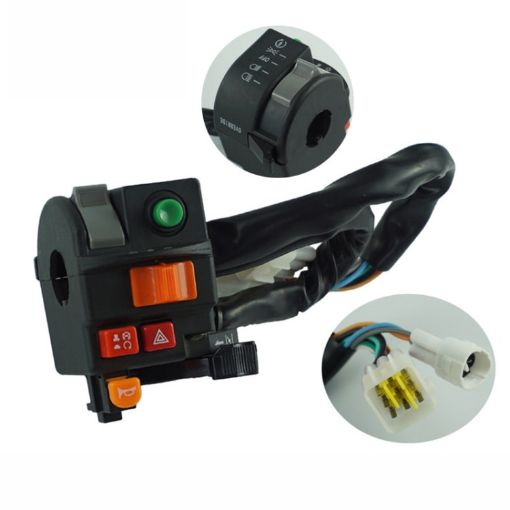 Multifunctional Motorcycle Handlebar Switch - General Use - 1
