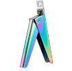 Colorful Titanium U-Shaped French Nail Cutter Stainless Steel Knife - 1