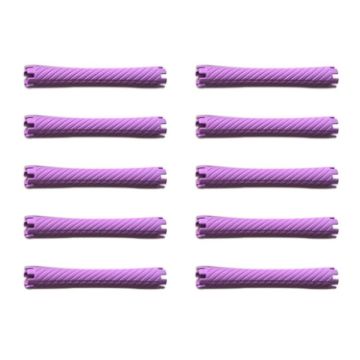 Large Pear Flower Curly Perm Bars, Hair Salon Tools, 6 Pack - 1