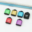 Mini Micro SD & TF Card Reader 480Mbps (Red) for Phone & Speaker - 2