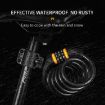 WEST BIKING YP0705061-0705062 Four-Digit Anti-Theft Bike Lock 1.2M - 6