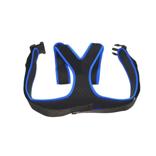 Anti-Tilting Elastic Fixing Belt for Disabled Wheelchair (Black) - 1