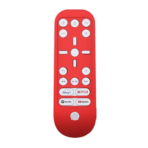 2 PCS Red Silicone Cover for PS5 Media Remote Control - 1