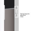 Invisible Magnetic Suction for Cabinet and Sliding Doors - Black - 5
