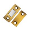 Invisible Magnetic Door Suction - Punch-Free, Double Magnet (Yellow Bronze) - 1